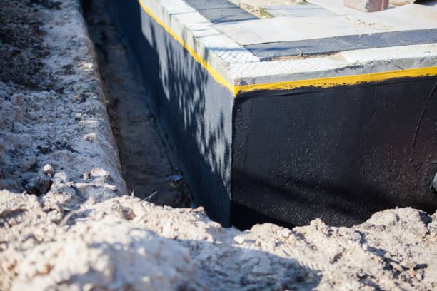 Professional Waterproofing technician working in Gore, VA